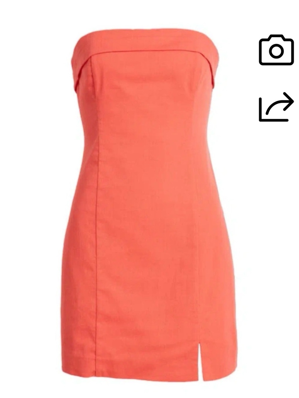 bp Coral Strapless Tube Dress size small